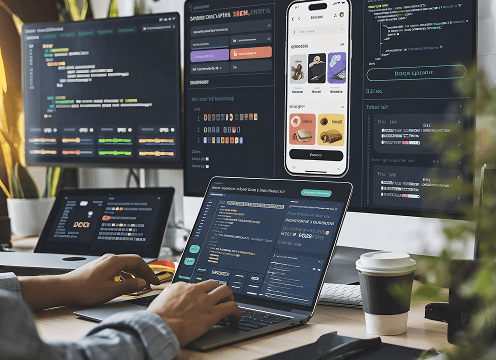 developer collaborating